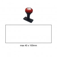Hand Stamp MS40100R, 40x100mm